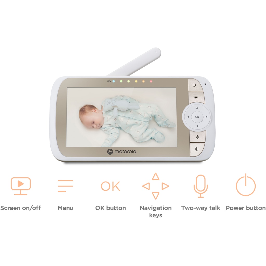 Motorola Babyphone »Video Nursery VM65X Connect WiFi«