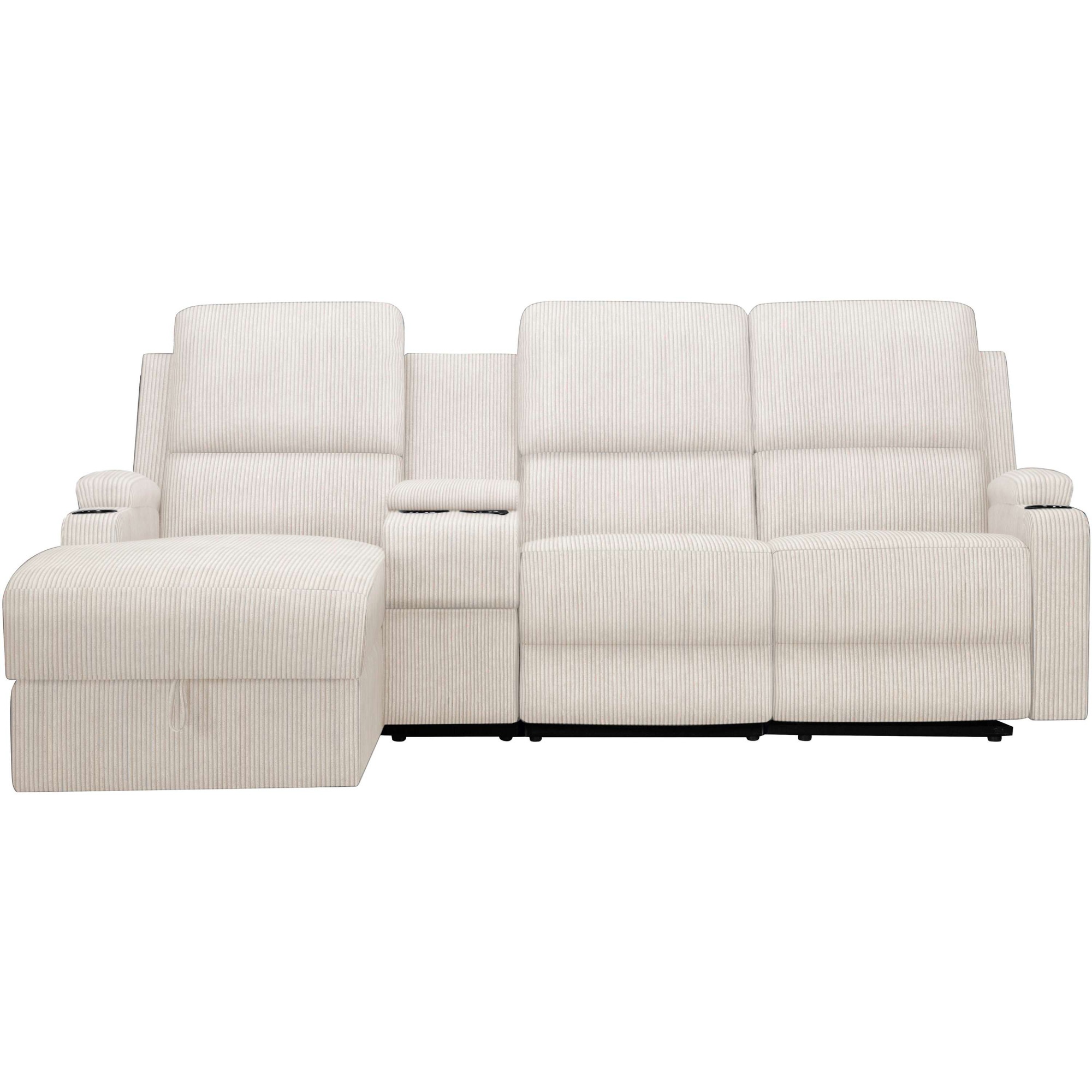Home affaire Ecksofa »NAPORI Multimediasofa, 3er Kinosessel XXL, L-Form, Co günstig online kaufen