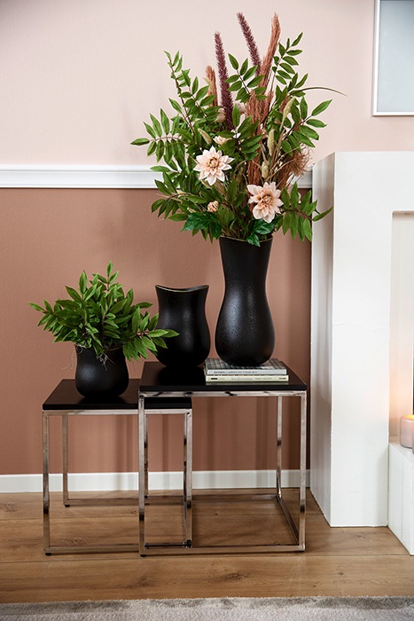 Fink Tischvase »Opera« Handbemalter goldener Rand günstig online kaufen