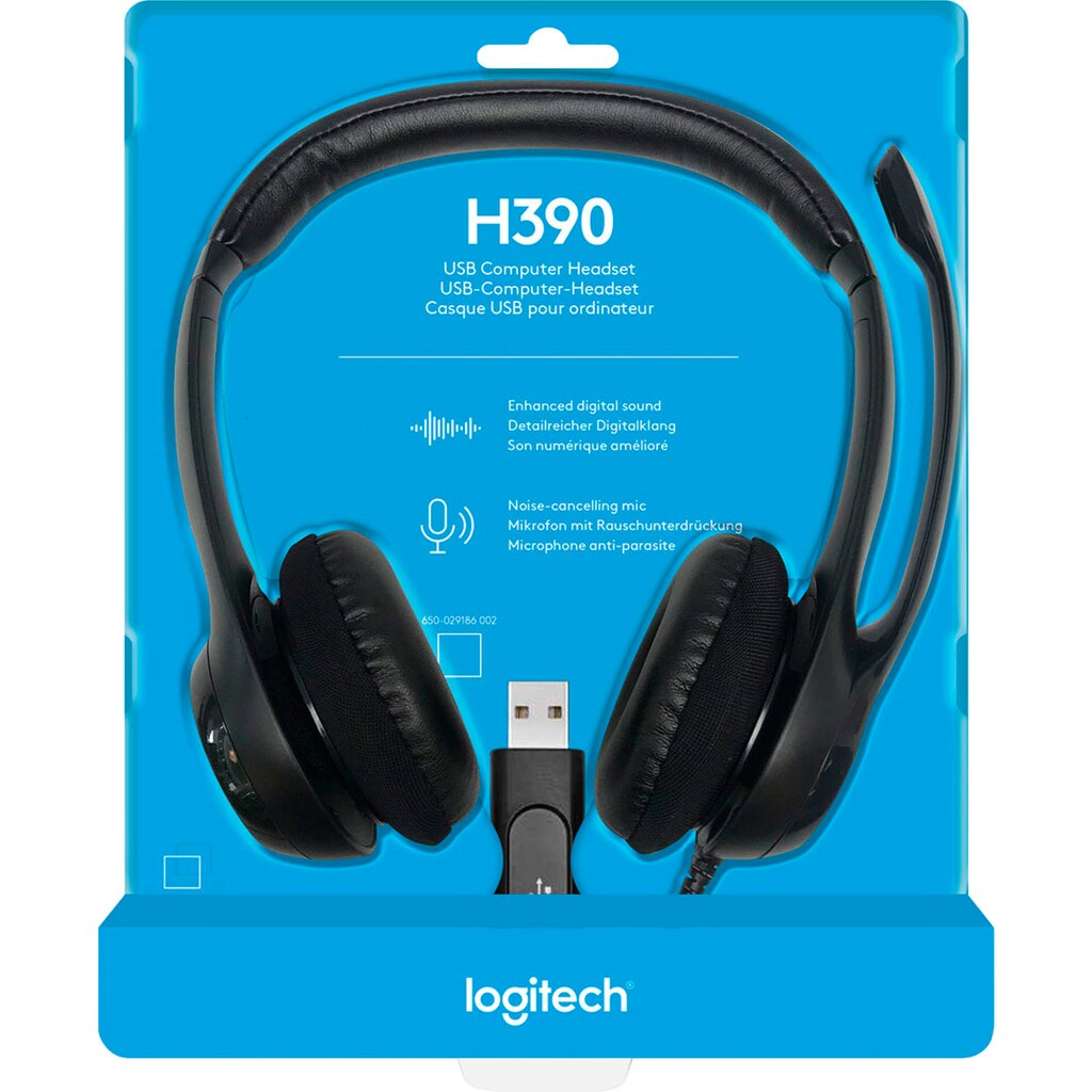 Logitech PC-Headset »H390 kabelgebundenes Headset«