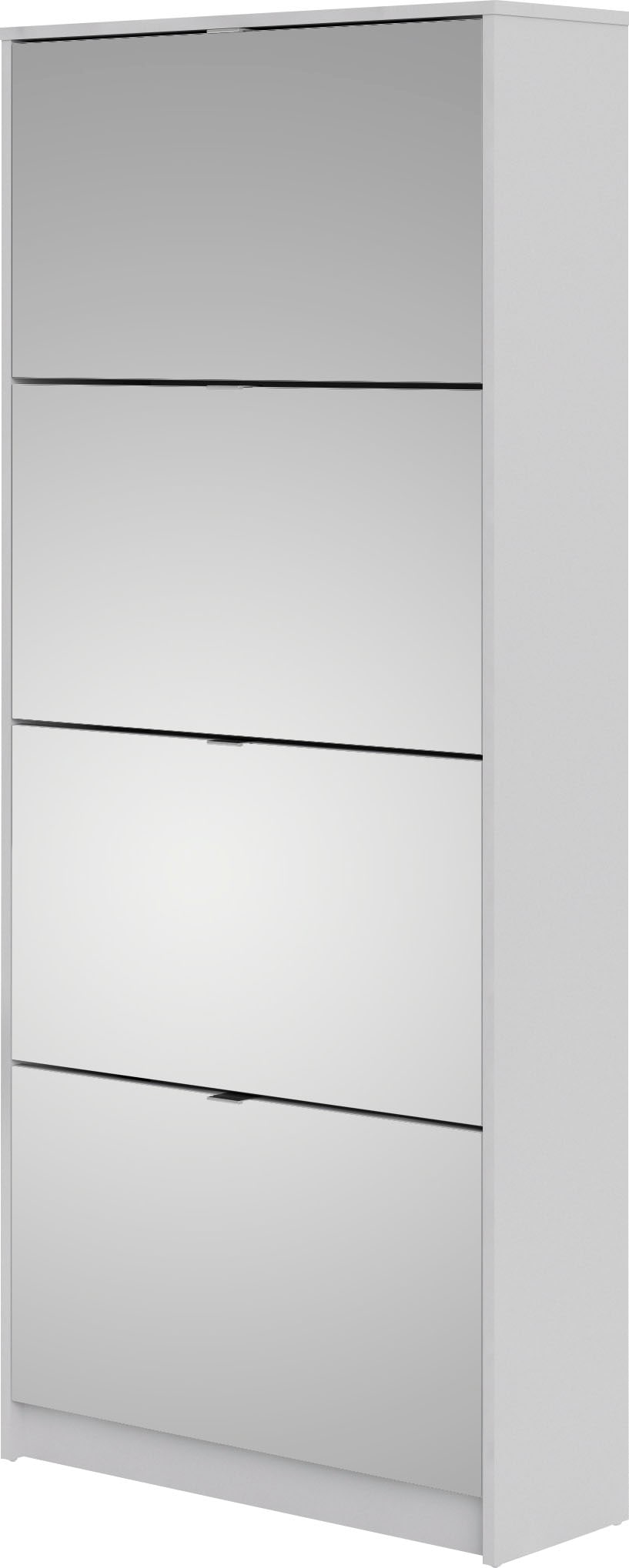 INOSIGN Schuhschrank »Shoes«, verspiegelte Klappenfronten, 2 Fächer, Folienbeschichtet, Höhe 162 cm