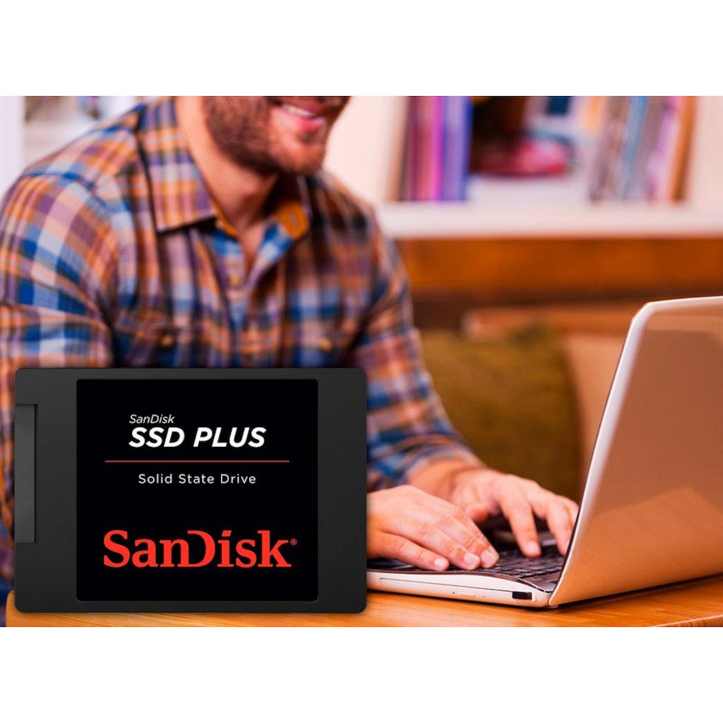 Sandisk interne SSD »SSD PLUS«, Anschluss SATA