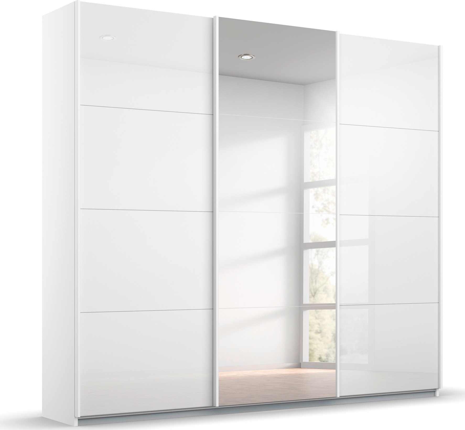 rauch Schwebetürenschrank »Kleiderschrank Schrank Garderobe KOLUNA mit Glas günstig online kaufen