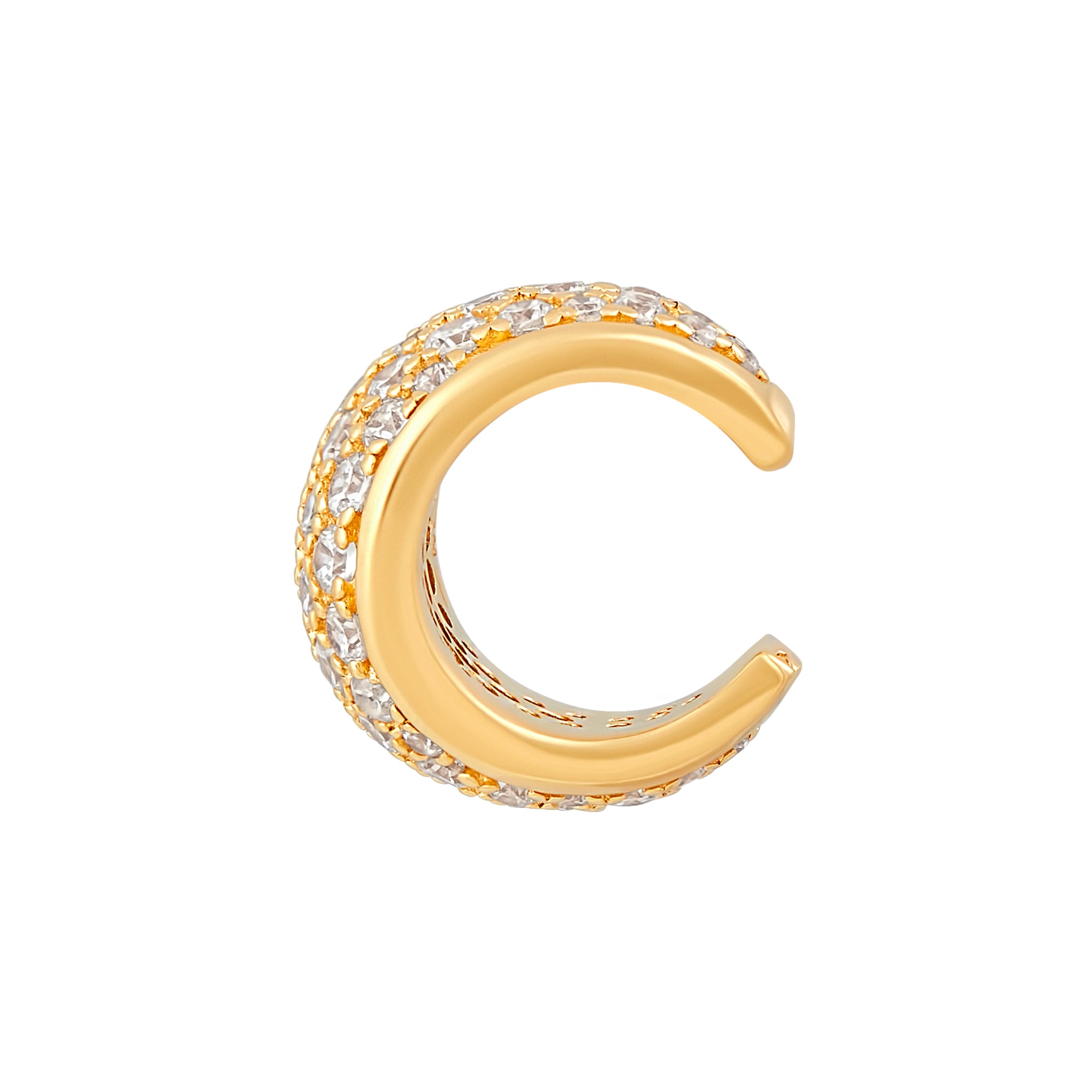 CAÏ Paar Ohrstecker »925 Sterling Silber vergoldet Golden Spark II«