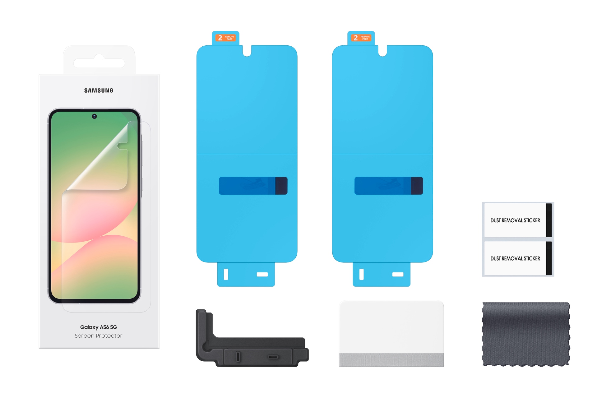 Samsung Displayschutzglas »Screen Protector«, für Samsung Galaxy A56, Displayschutzfolie, Schutzfolie, Bildschirmschutz, kratz- & stoßfest
