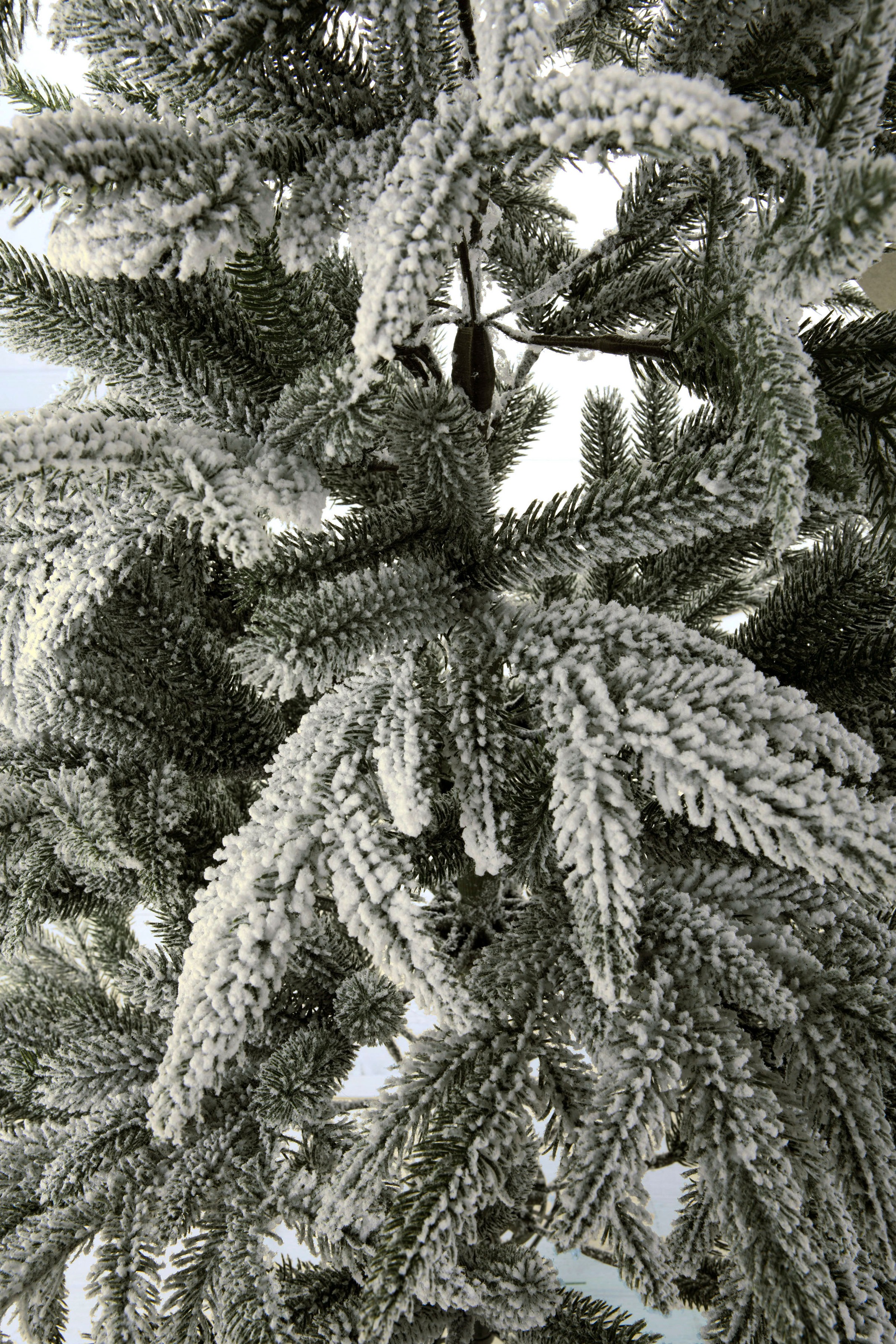 my home Künstlicher inkl. »Weihnachtsdeko künstlicher Tannenbaum«, online bestellen Weihnachtsbaum Christbaum, Edeltanne, Schnee, mit aussen, Metallständer