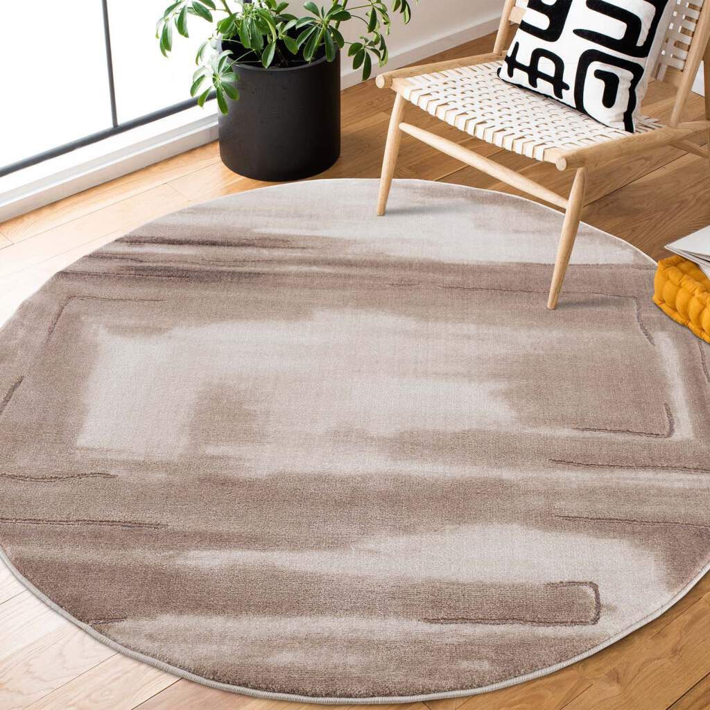 Carpet City Teppich »Noa 9261«, rund, 11 mm Höhe, Kurzflor, Modern, Weicher günstig online kaufen