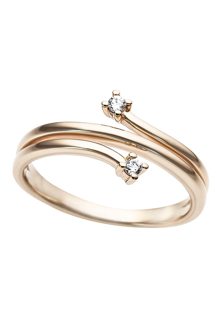 Firetti Diamantring »Schmuck Geschenk, Blütenranke Diamanten« mit bestellen im Online-Shop Fingerring