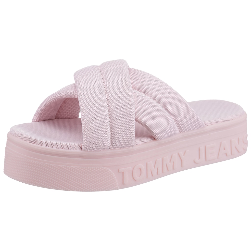 Tommy Jeans Pantolette »TOMMY JEANS FLTFRM SANDAL«