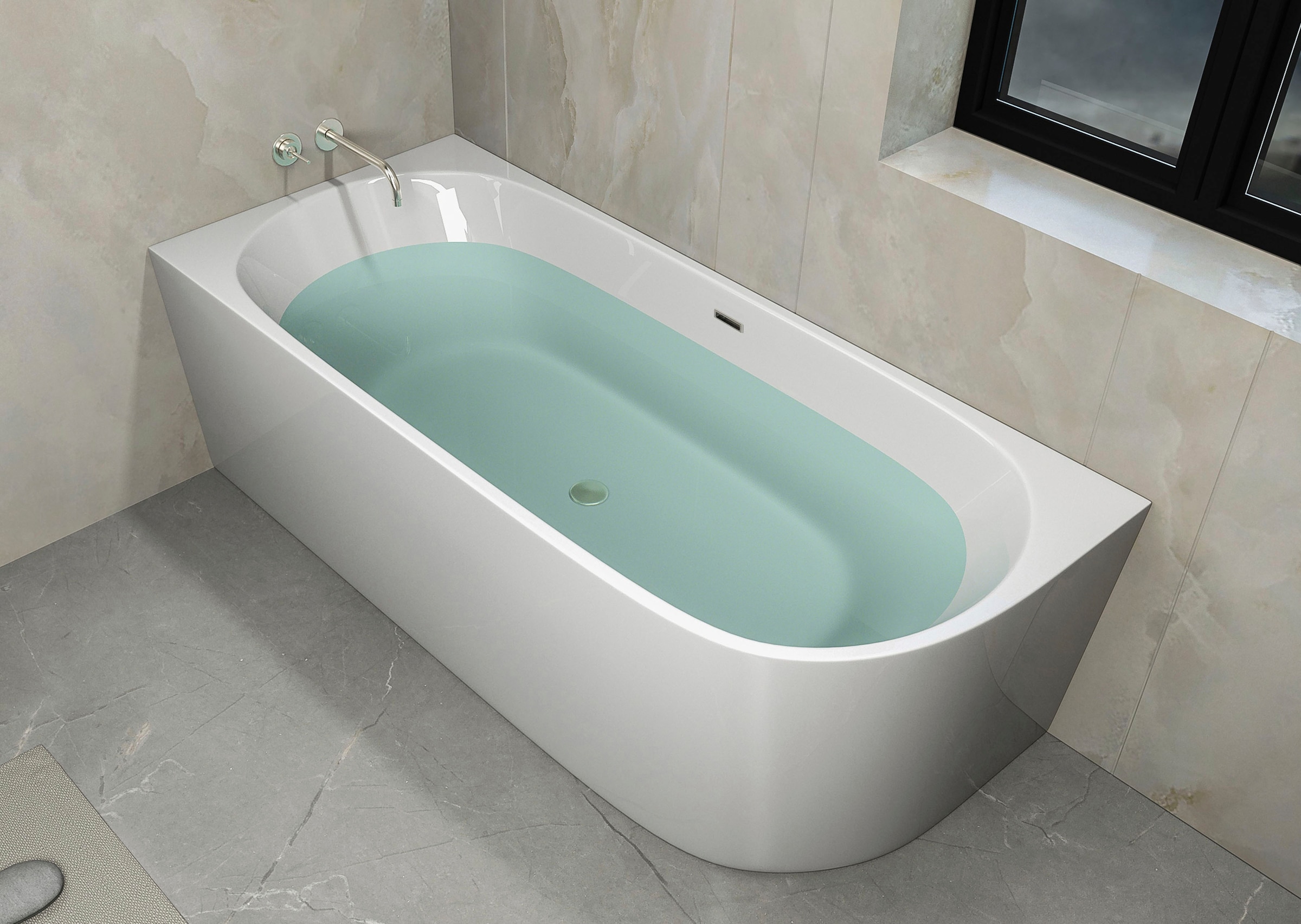 Sanotechnik Badewanne »FARO«, 170x75x56 cm