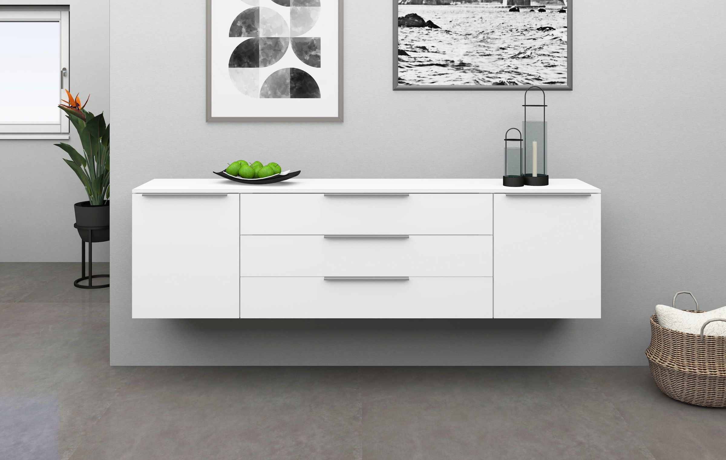 borchardt Möbel Sideboard »Oliva«, Breite 166 oder 200 cm