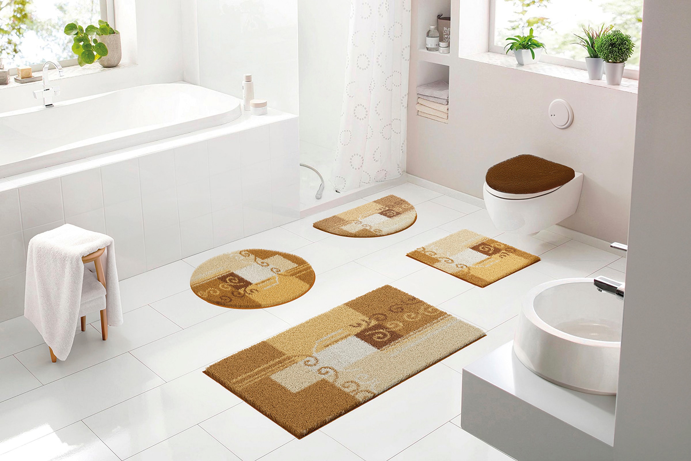 Grund Badematte »Frida« Höhe 20 mm rutschhemmend beschichtet schnell trockn günstig online kaufen