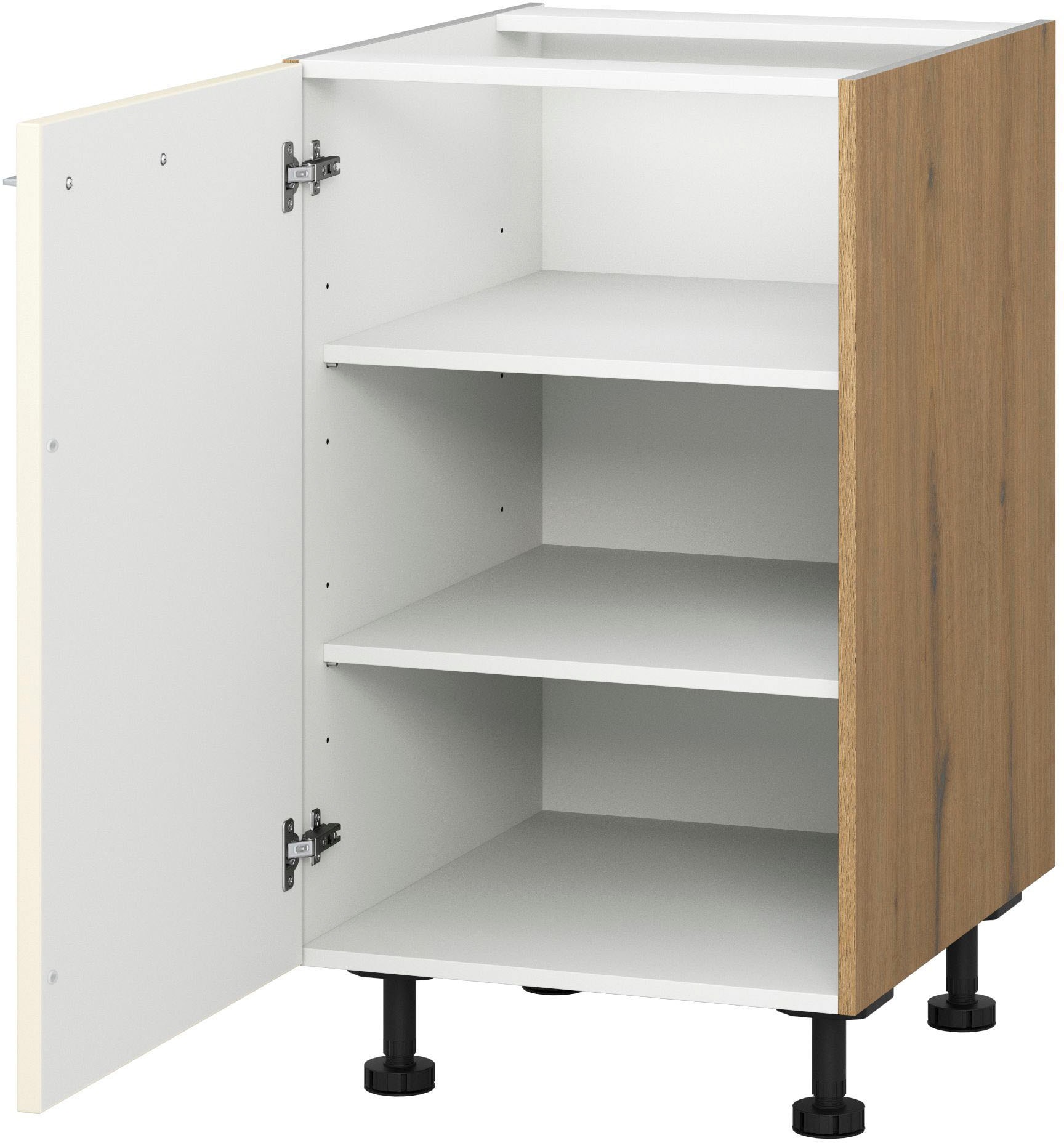 KOCHSTATION Unterschrank "KS-Trea U60" zwei Einlegeböden, Breite 60 cm, Höh günstig online kaufen