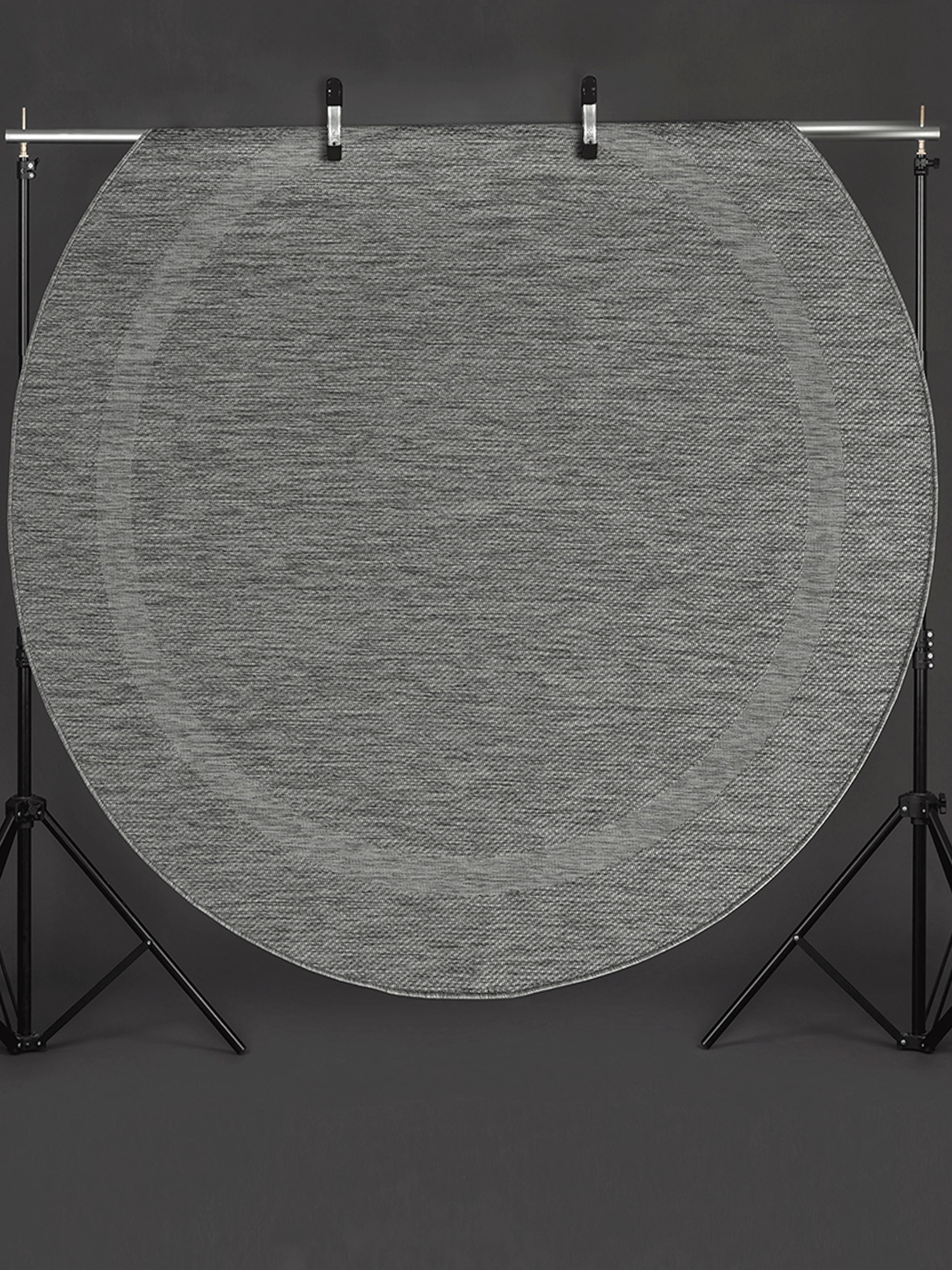 the carpet Teppich »Mistra round«, rund, 1 mm Höhe, moderner robuster In und Outdoor Teppich