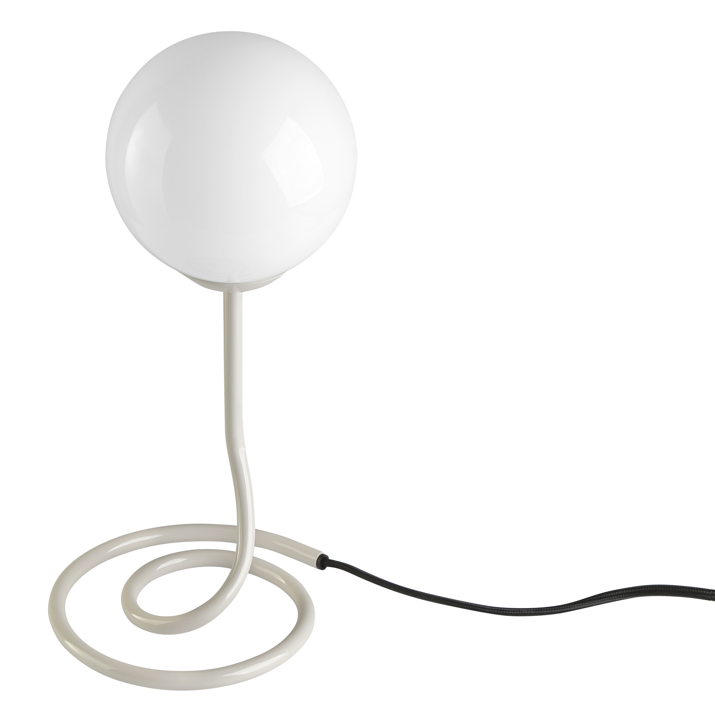 OTTO home Tischleuchte »Orrell«, Leuchtmittel G9 | ohne Leuchtmittel, Ø 15 cm, Materialmix - Metallfuß mit weißem Glasschirm