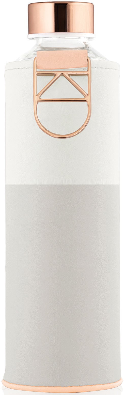 Trinkflasche »Mismatch Sage«, Borosilikatglas, mit Kunstlederhülle, 750 ml