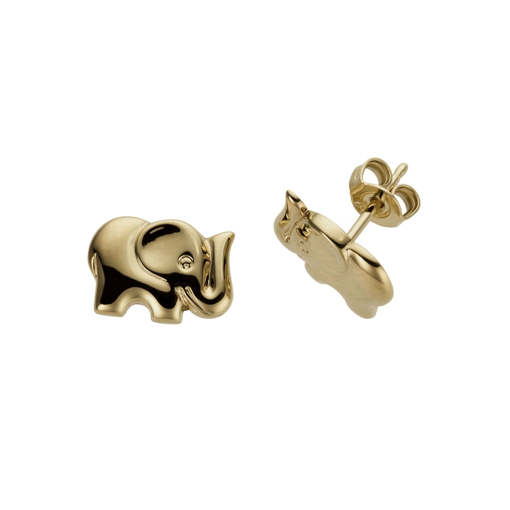 Firetti Paar Ohrstecker »Schmuck Geschenk Gold 333 Ohrschmuck Elefanten«, Made in Germany