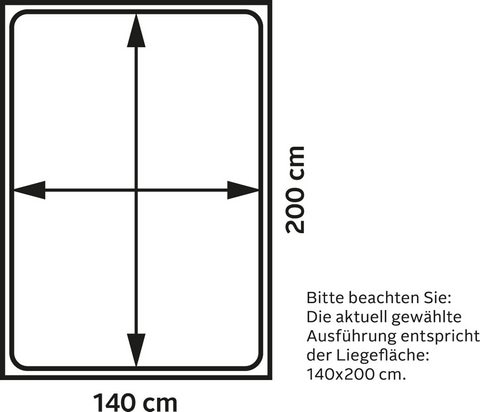 andas Boxspringbett »Premium«, Steppung mit Knopfheftung, inkl. Topper