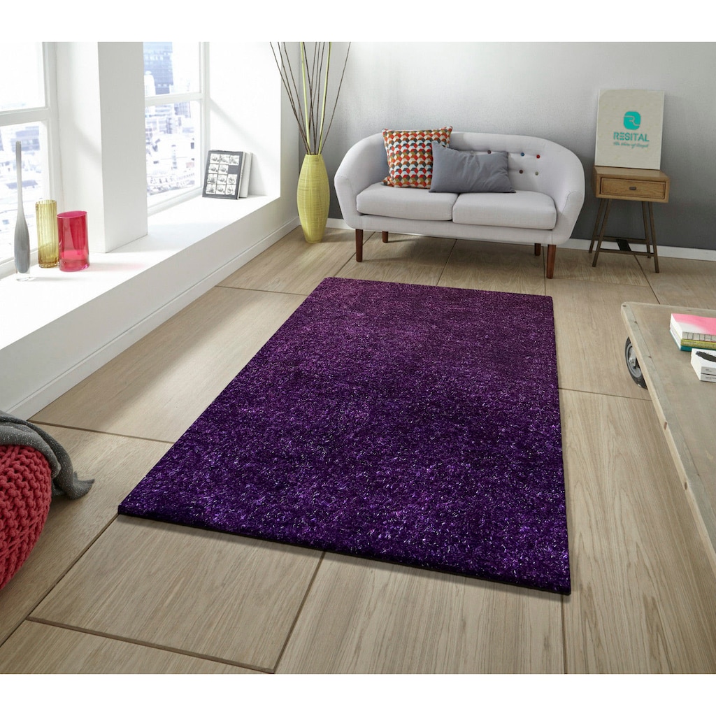 RESITAL The Voice of Carpet Hochflor-Teppich »Manhatten 201«, rechteckig