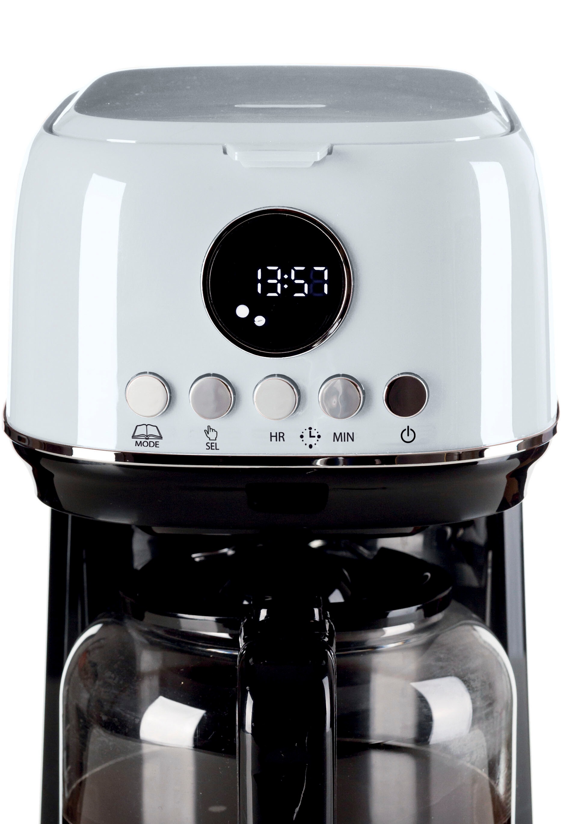 Ariete Filterkaffeemaschine »1396W Moderna weiß,1,5 L mit Timer, Programmwa günstig online kaufen