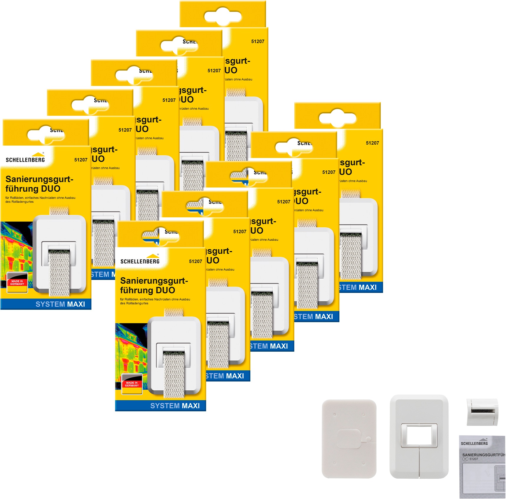 SCHELLENBERG Rollladen-Gurtführung »Duo Maxi, Sanierungs-Gurtführung« Set, günstig online kaufen