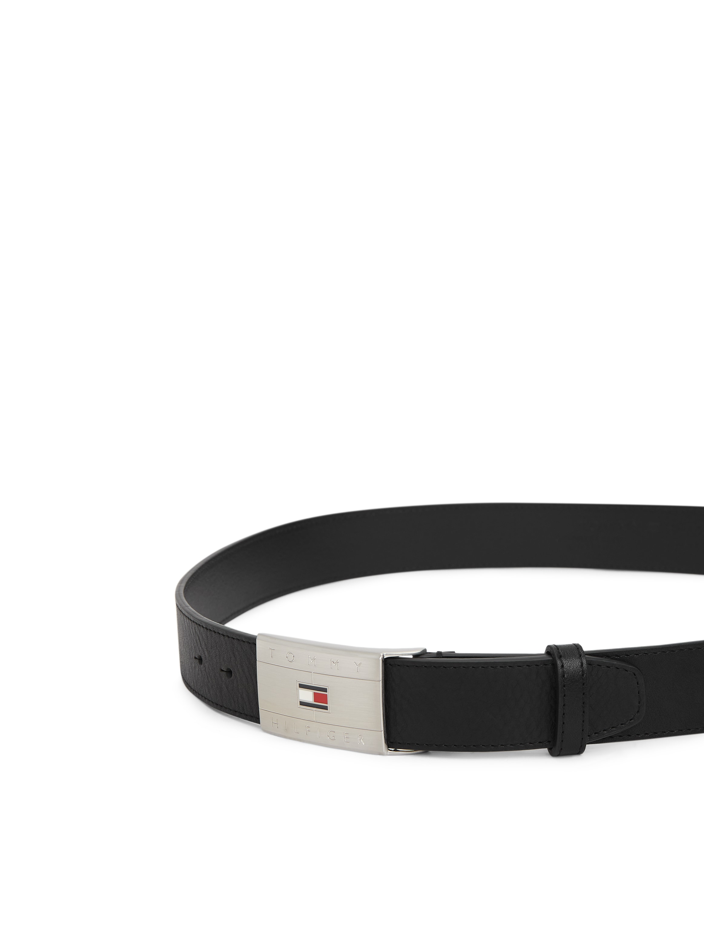 Tommy Hilfiger Ledergürtel »TH FLAG PLAQUE«