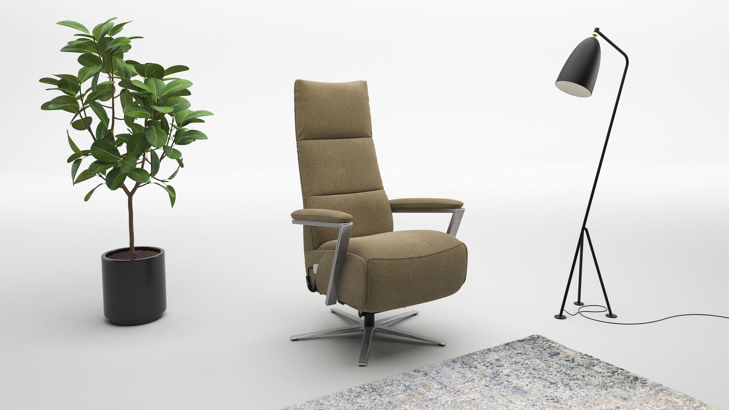 sit&more TV-Sessel »Vario Comfort, inkl. Kopfteilverstellung & 360° Drehfun günstig online kaufen