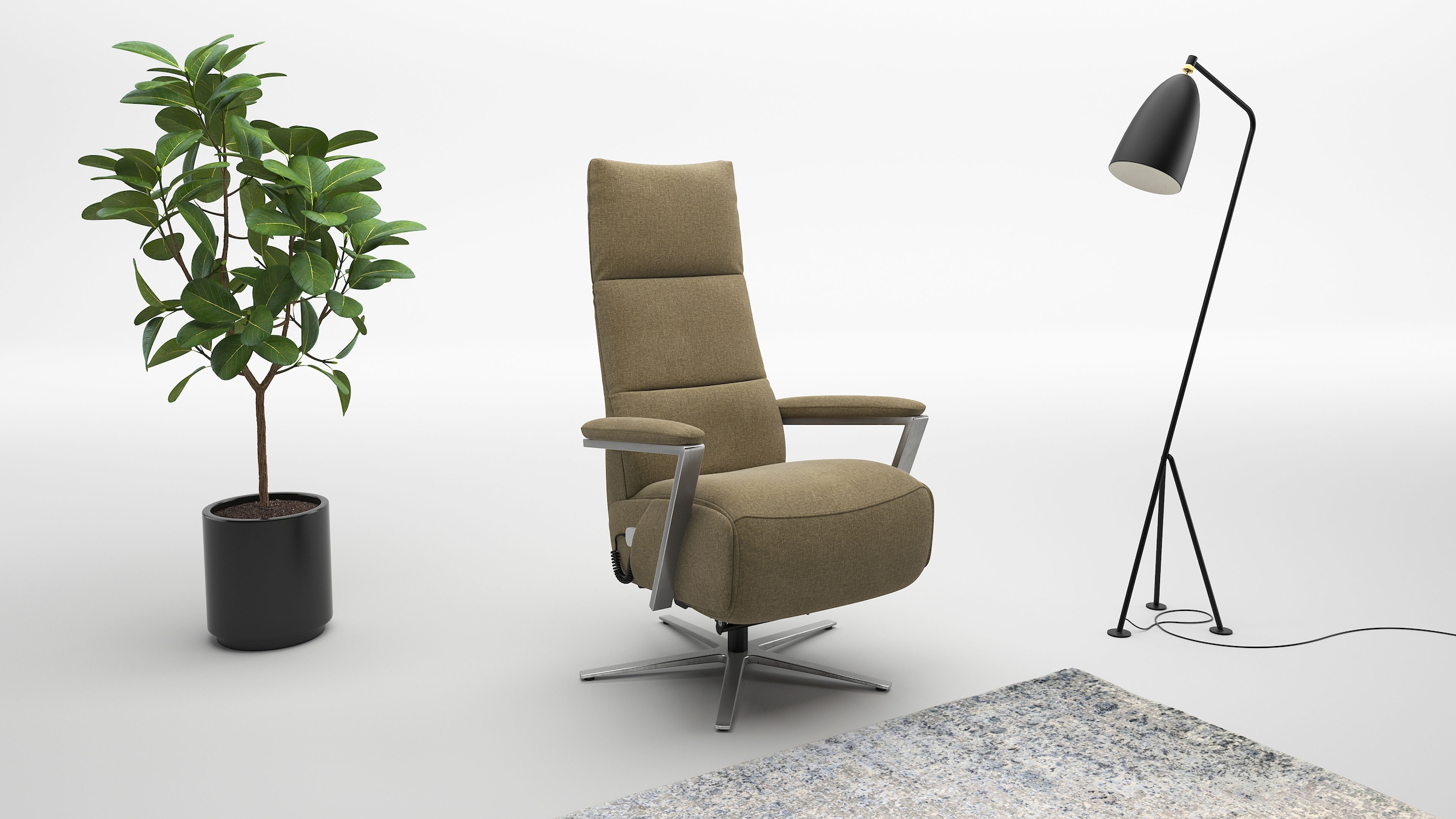 sit&more TV-Sessel »Vario Comfort, inkl. Kopfteilverstellung & 360 Grad Dre günstig online kaufen