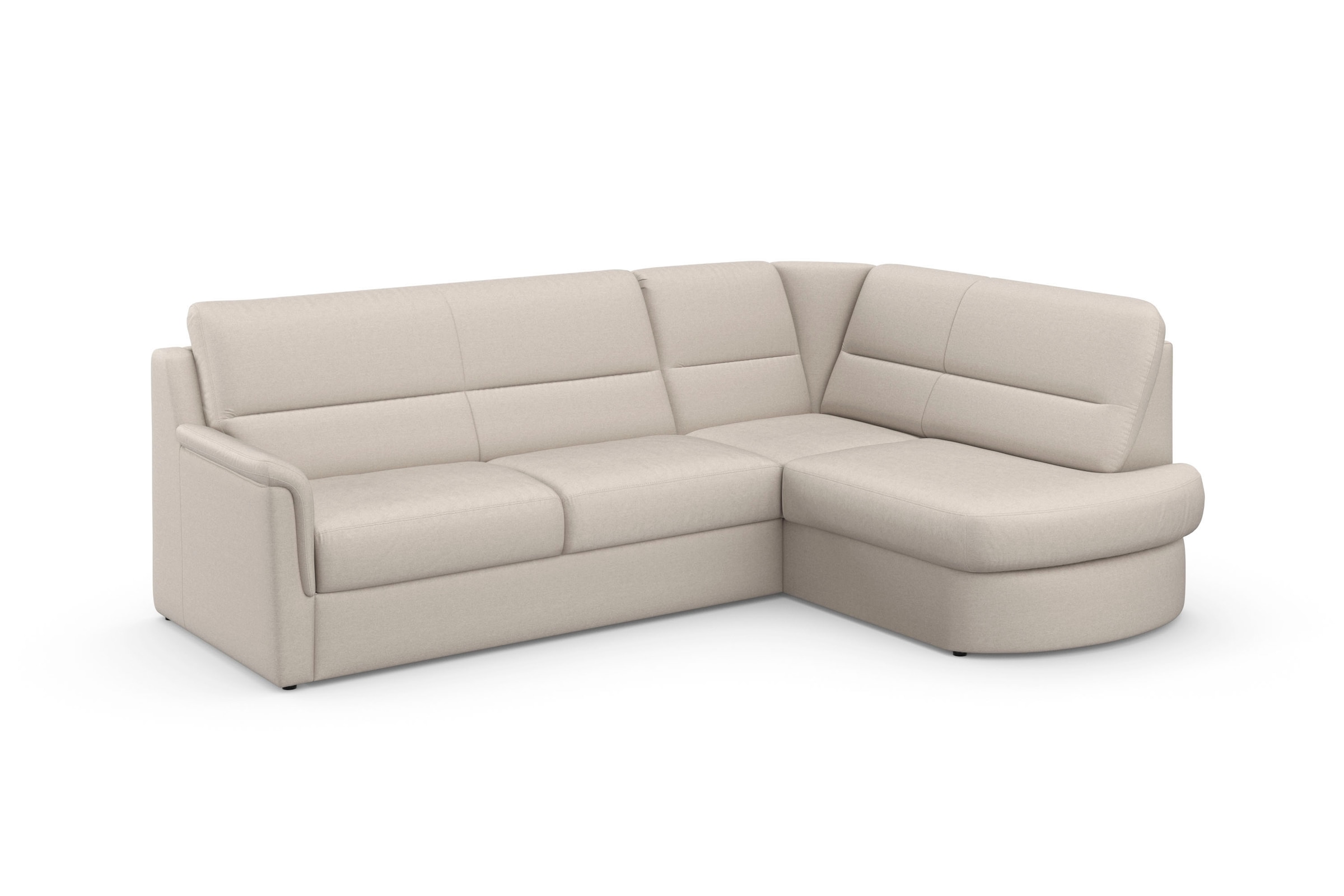 sit&more Ecksofa »Panini L-Form« wahlweise mit Vorziehsitz und Bettkasten