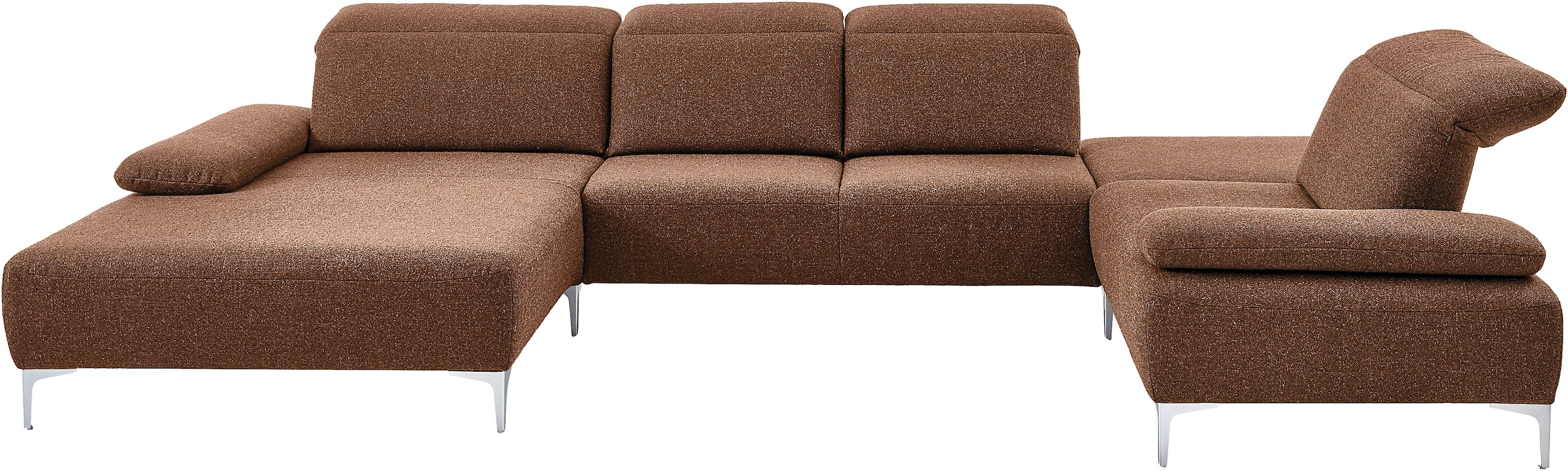 Home affaire Wohnlandschaft »Liora, U-Form mit verstellbarem Kopfteil, Brei günstig online kaufen