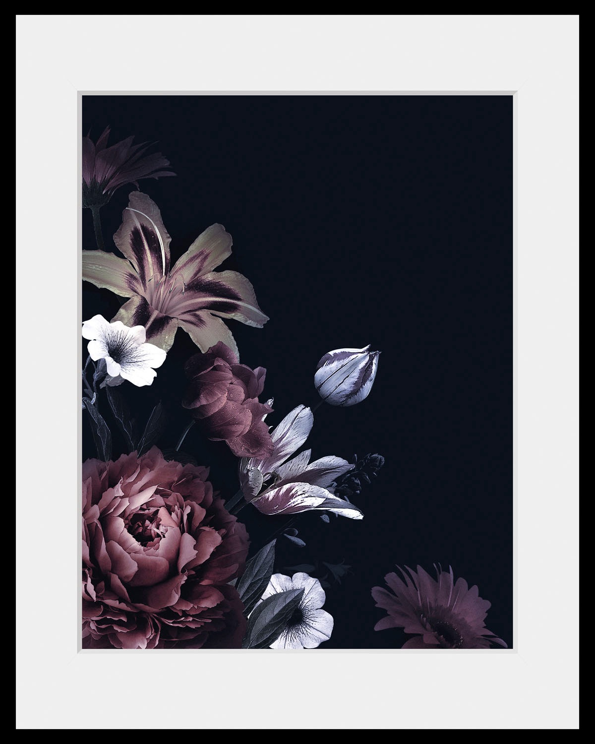 queence Bild »Luise«, (1 St.), HD Premium Poster-Druck inkl. Holzrahmen günstig online kaufen