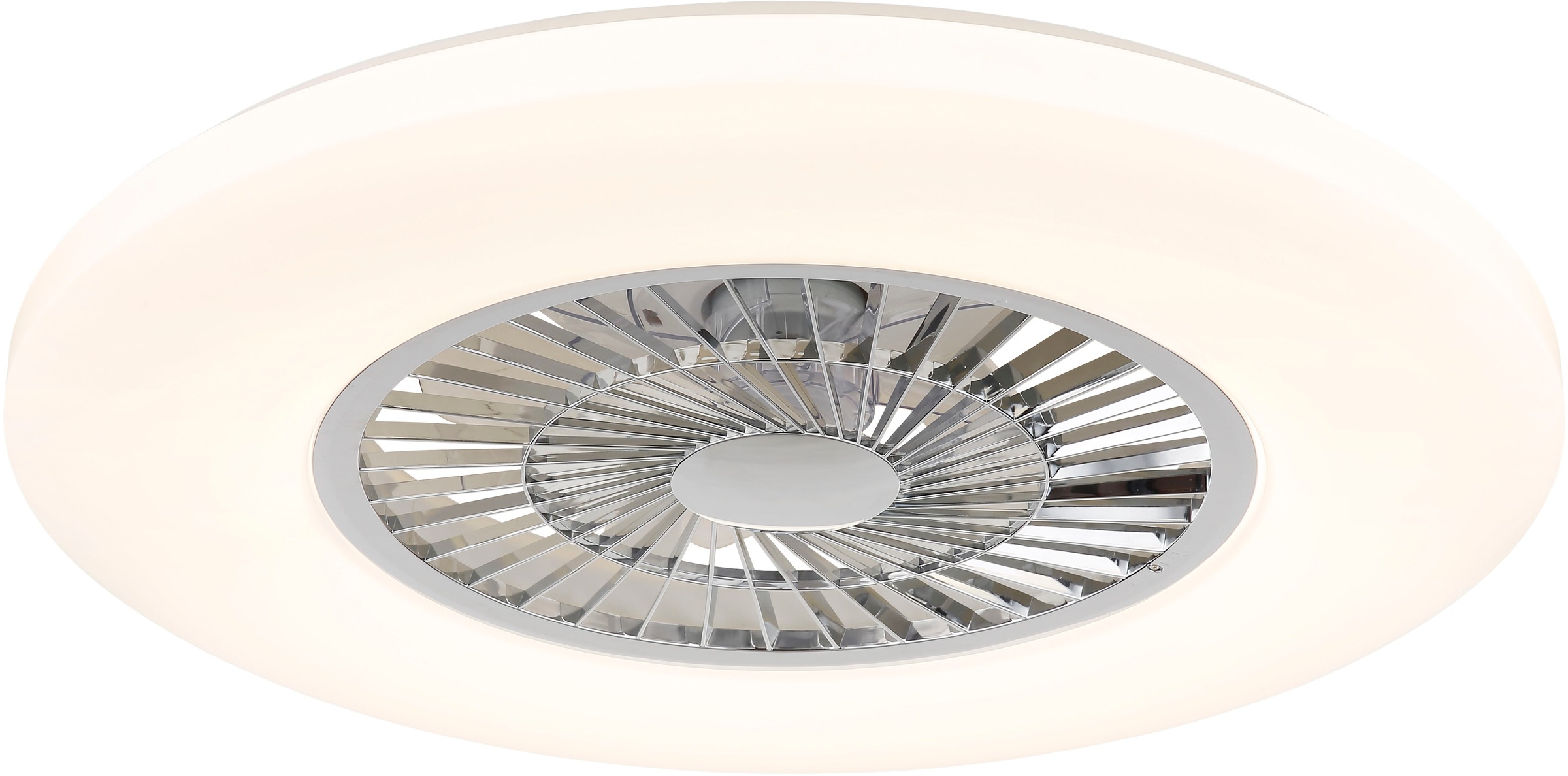 GLOBO LIGHTING Deckenleuchte »ALVA« LED-Modul 1 Stk. warmweiß - kaltweiß Ventilator RGB bunt Regenbogen Funktionen heizen-kühlen Wohnraum