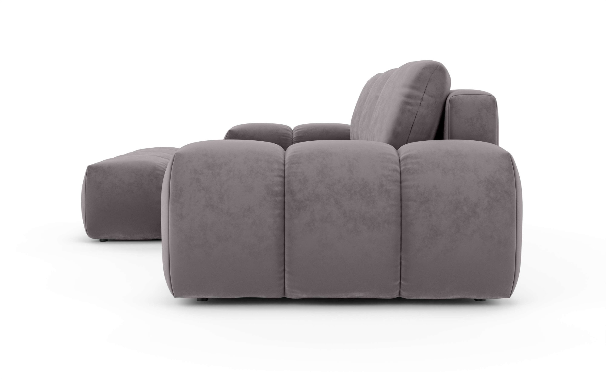 INOSIGN Ecksofa »AZITA klein optionale Schlafsofa mit Bettkasten, B/T/H: 270/166,5/84cm«, L-Form mit Wellenunterfederung, Bubble-Optik