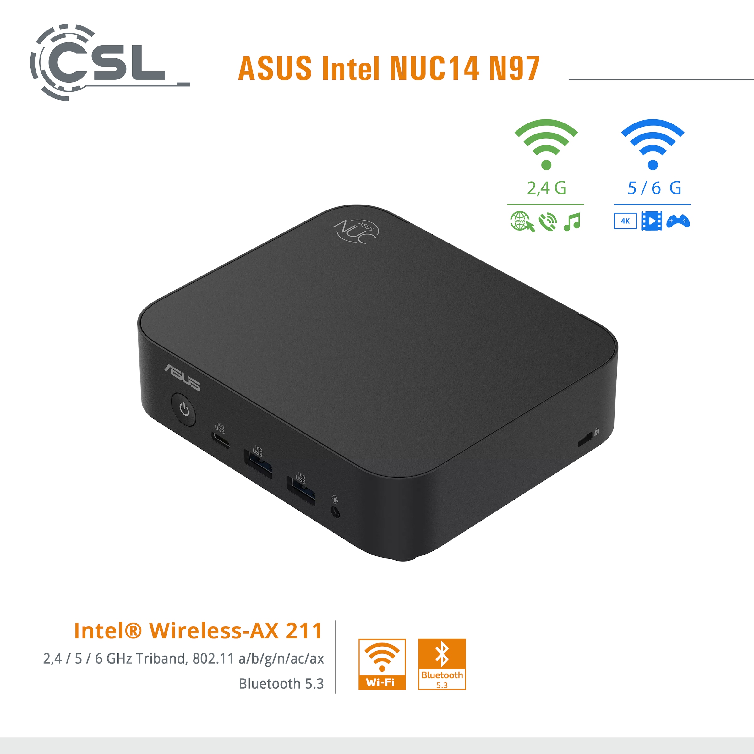 CSL PC »ASUS NUC14 N97«