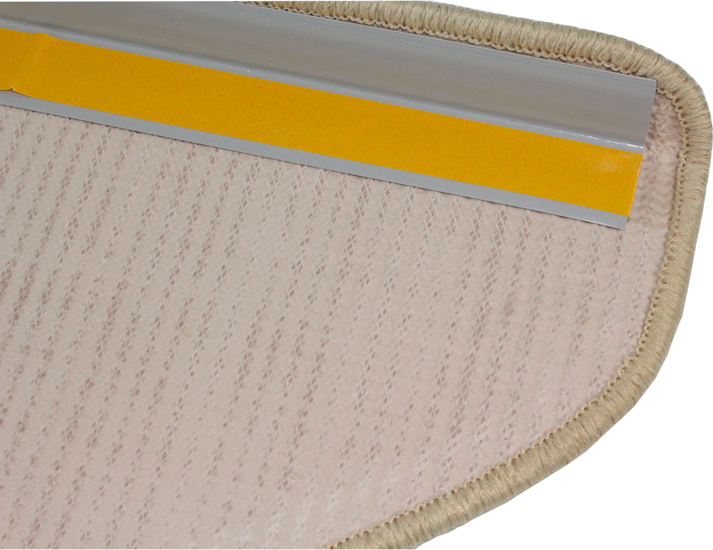 Dekowe Stufenmatte »Mara S2«, halbrund, 5 mm Höhe, 100% Sisal, große Farbauswahl, selbstklebend, auch als Set 15 Stück