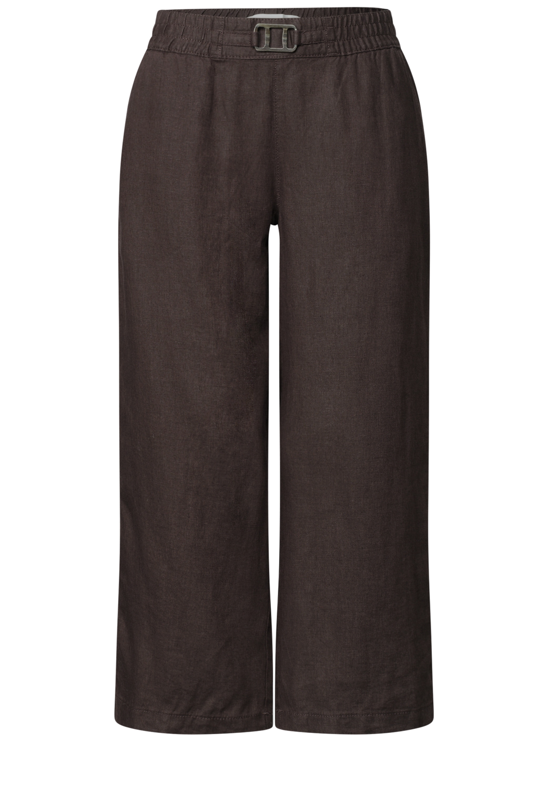 STREET ONE Stoffhose »Style Emee«  Leinenhose mit Schnallendetail