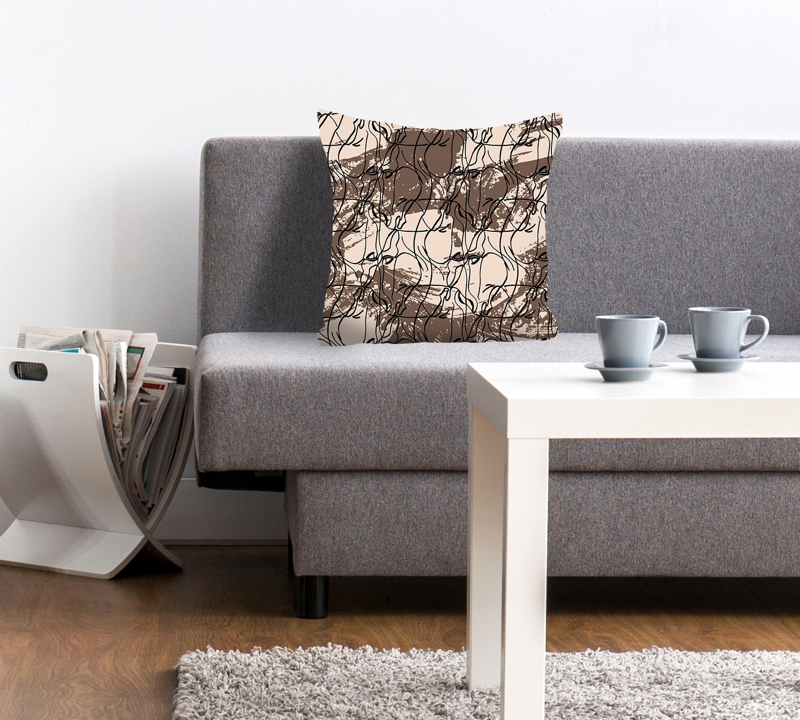 queence Dekokissen »Celda«, Kissenhülle,Abstrakt,Geometrisch,Muster,Modern, günstig online kaufen