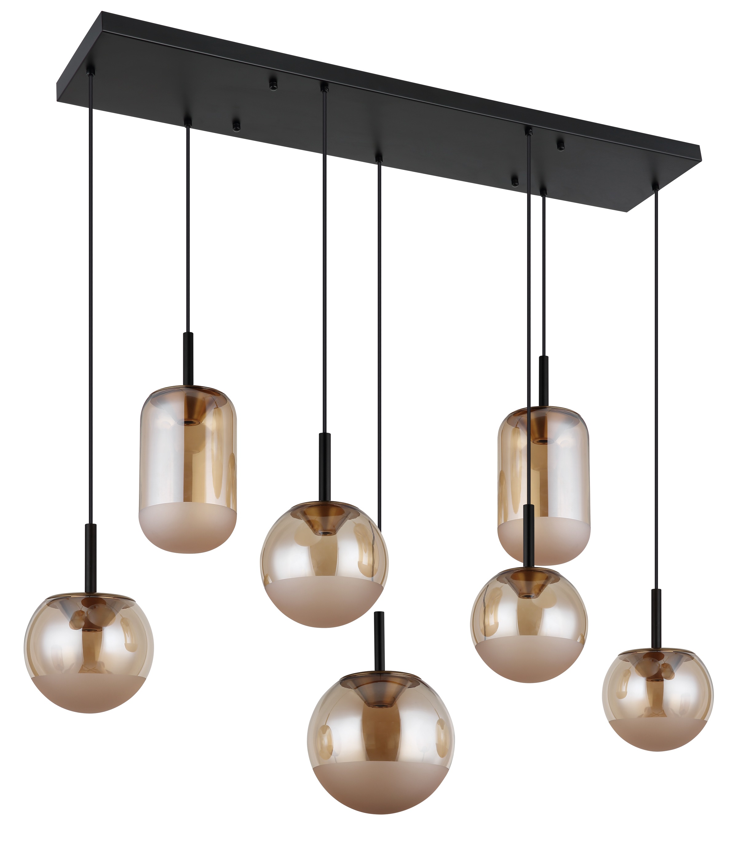 GLOBO LIGHTING Hängeleuchte »SEVERIN« LED-Modul 1 Stk. Warmweiß Hängelampe Esszimmer-Leuchte Esstischleuchte Wohnzimmer