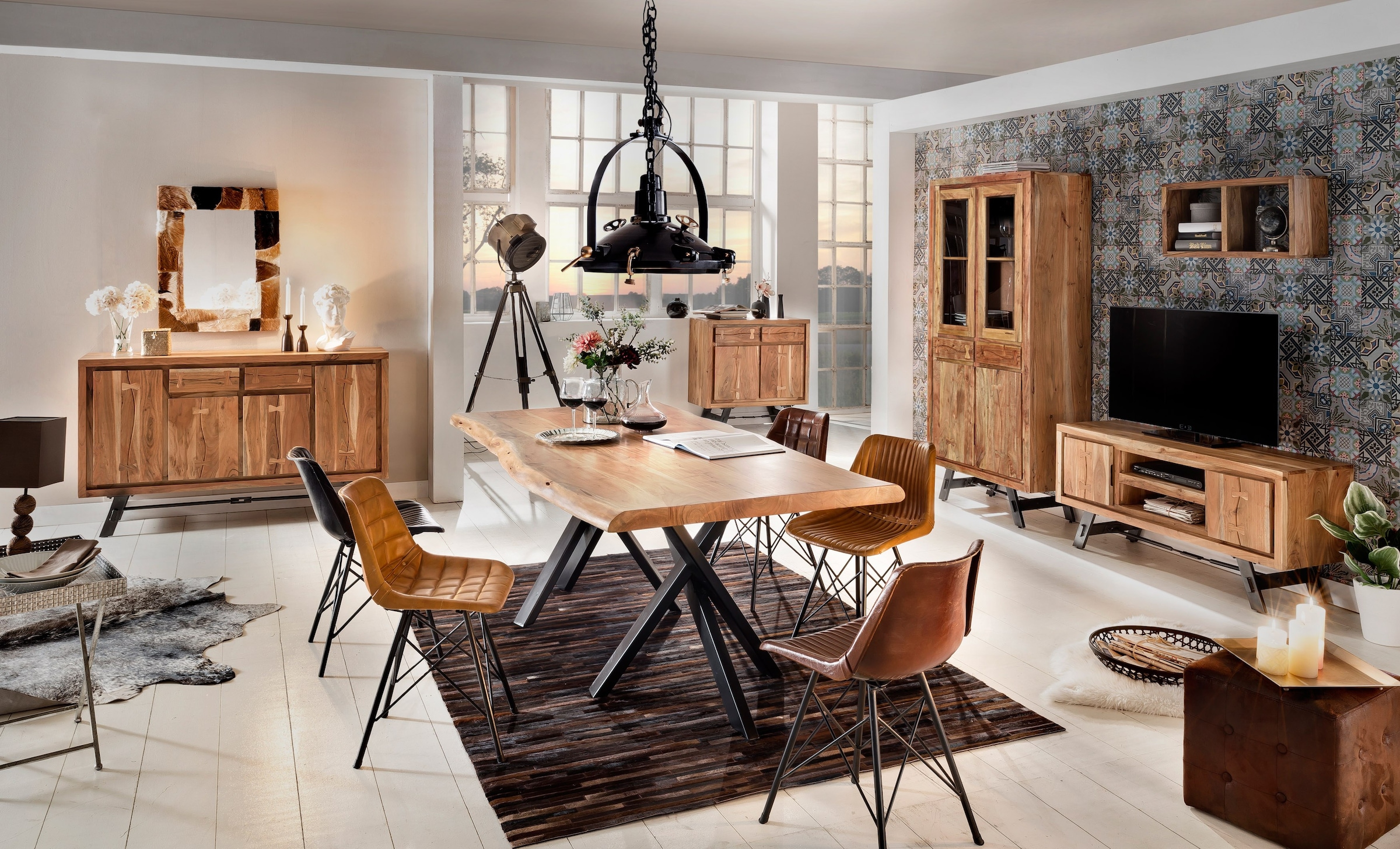 SIT Tischbein, (1 St.), extravagante Formen