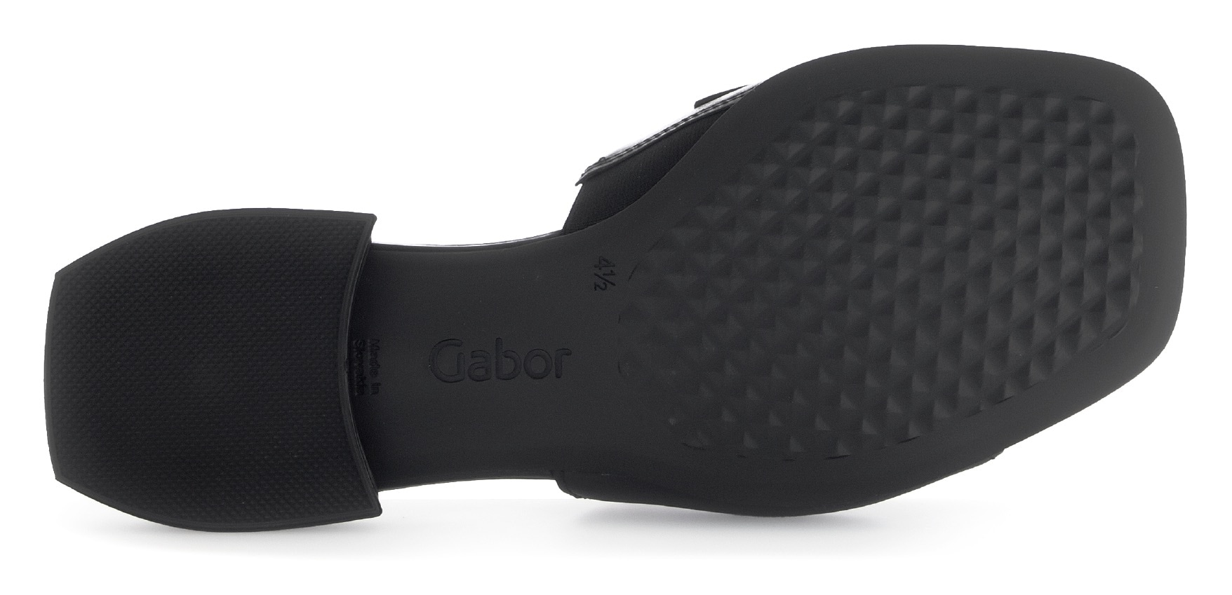 Gabor Pantolette »YORK«, Blockabsatz, Sommerschuh, Komfortschuh mit Weite G (=weit)