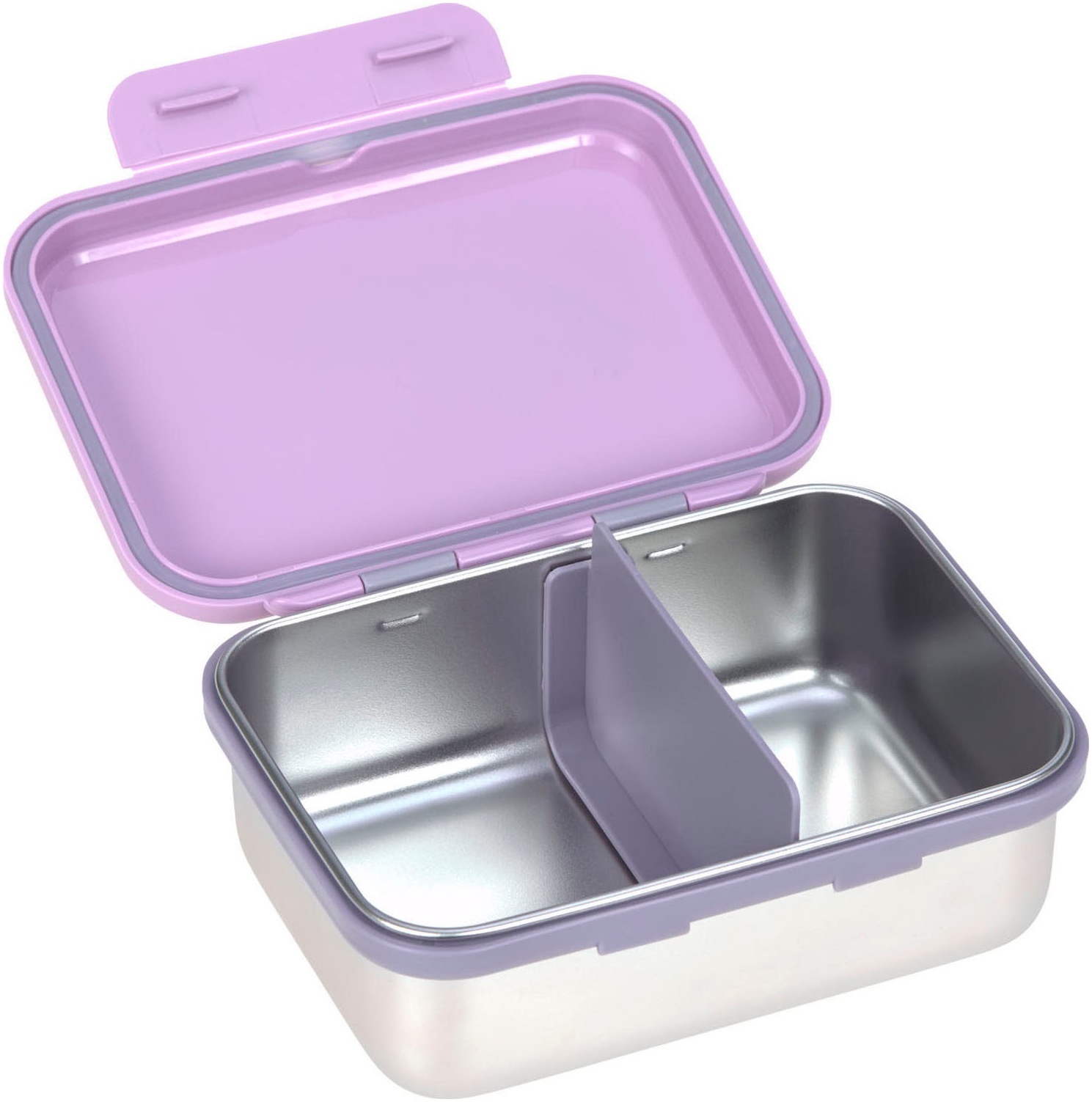 LÄSSIG Lunchbox »Little Gang, Heart lilac«, (1 tlg.)