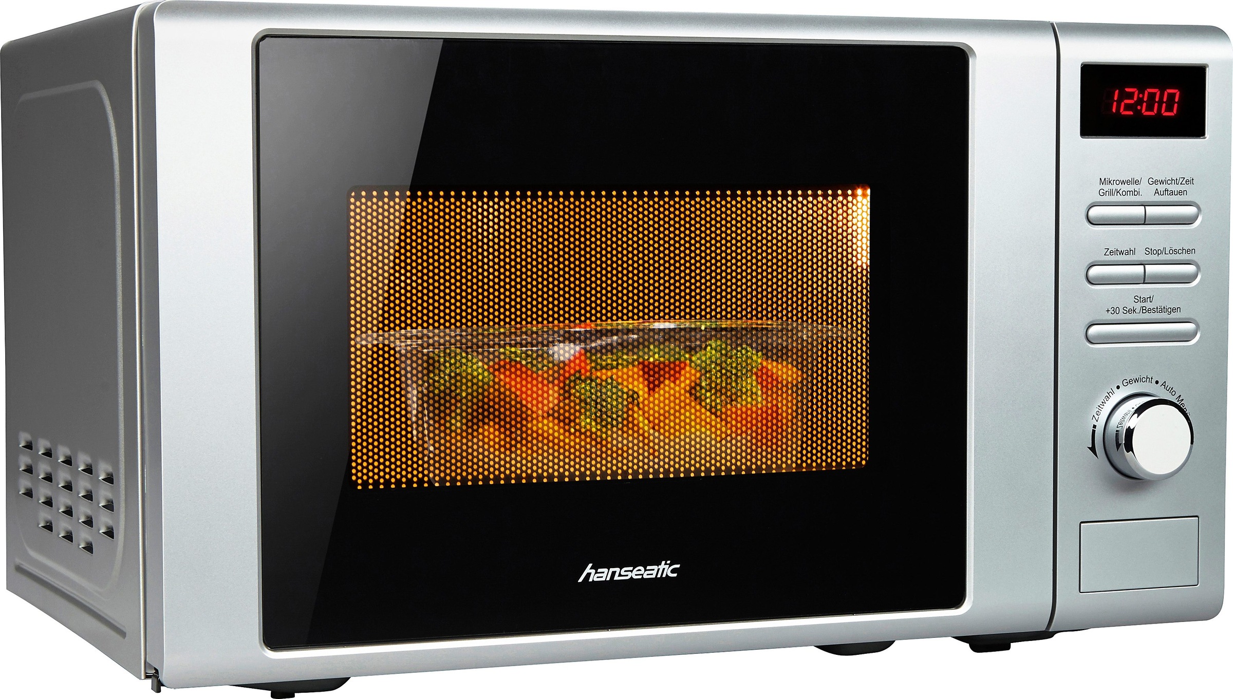 Hanseatic Mikrowelle »819021«, Grill, 700 W, Auftaufunktion, 8 Automatikpro günstig online kaufen