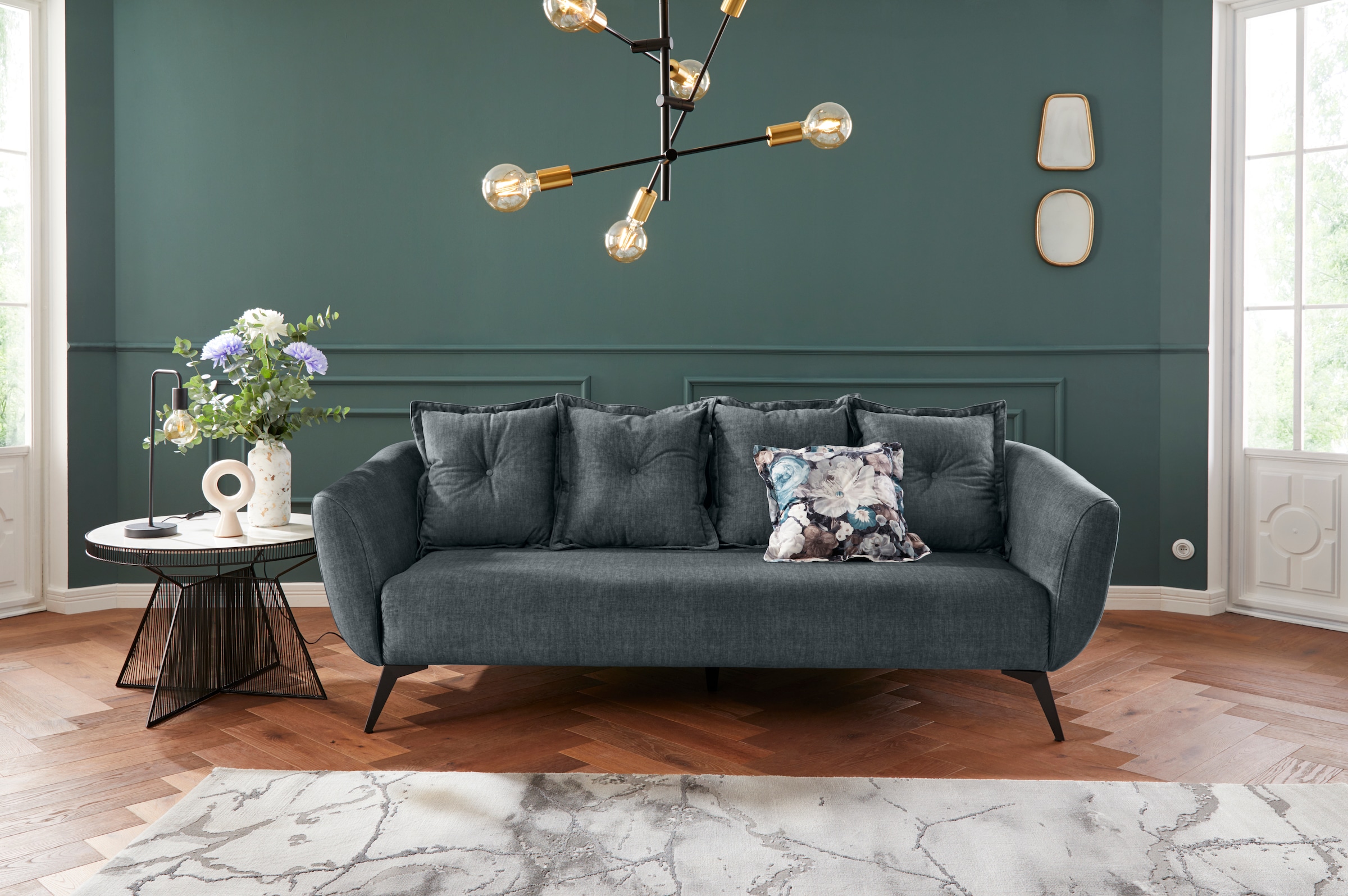 Home affaire 3-Sitzer »Baggio« Zierkissen inklusive günstig online kaufen