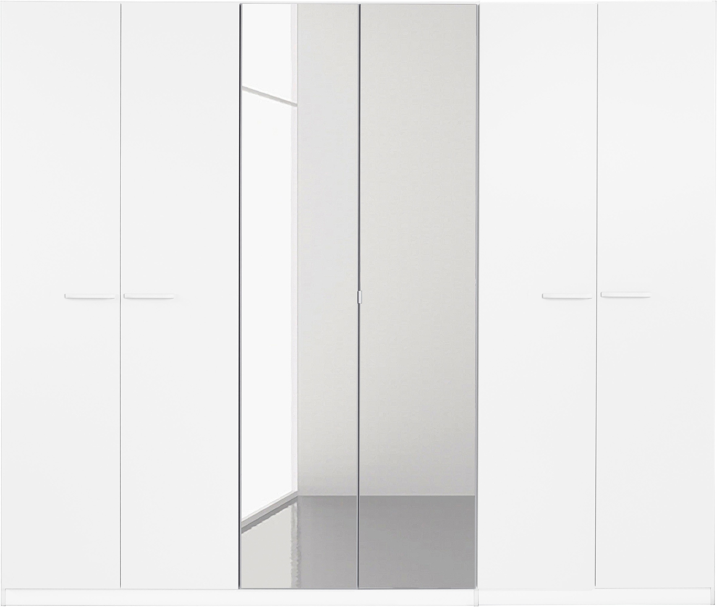 rauch Drehtürenschrank »Kleiderschrank Schrank Garderobe TOPSELLER OTELI inkl. Inneneinteilung«, (erhältlich in Breiten 91-360 cm, ab Breite 136cm inkl. Innenschubladen), mit zusätzlichen Einlegeböden, optional mit Spiegel MADE IN GERMANY
