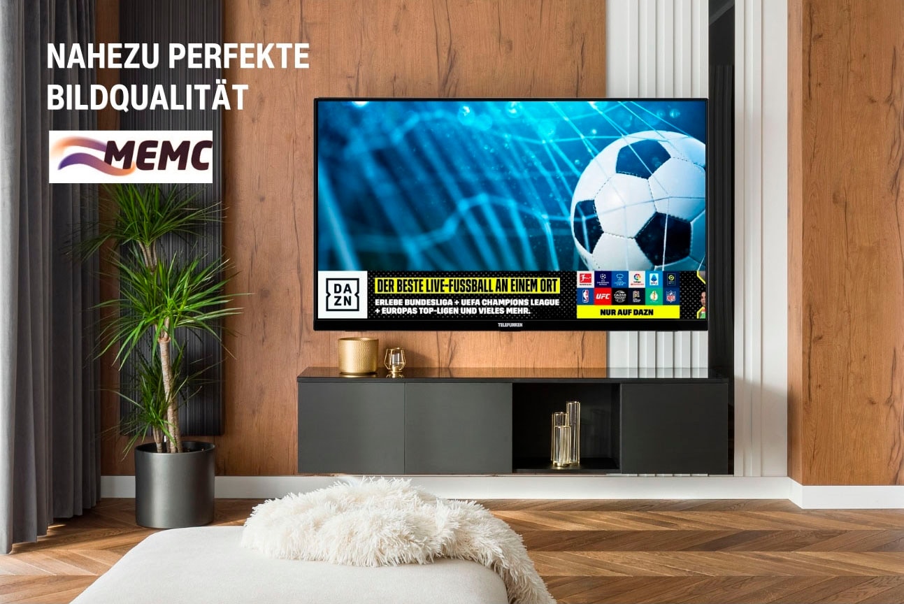 Telefunken QLED-Fernseher, 126 cm/50 Zoll, 4K Ultra HD, Google TV-Smart-TV