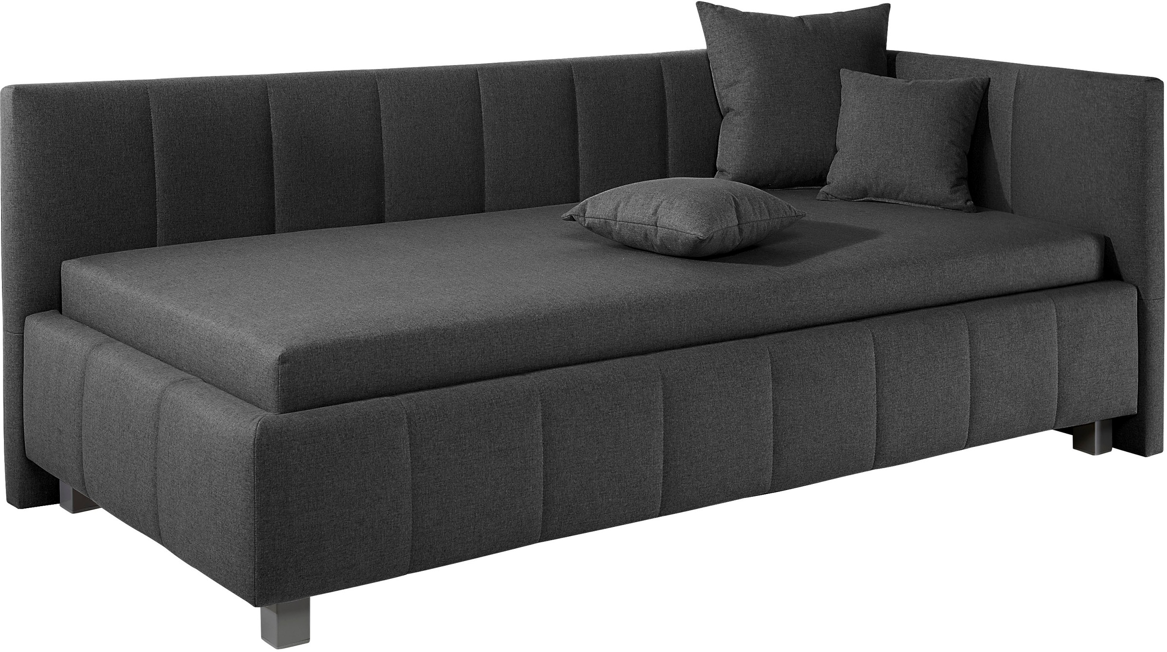 Maintal Polsterliege "Mailo" mit Kopfteil & Bettkasten, 3 Breiten, Federker günstig online kaufen