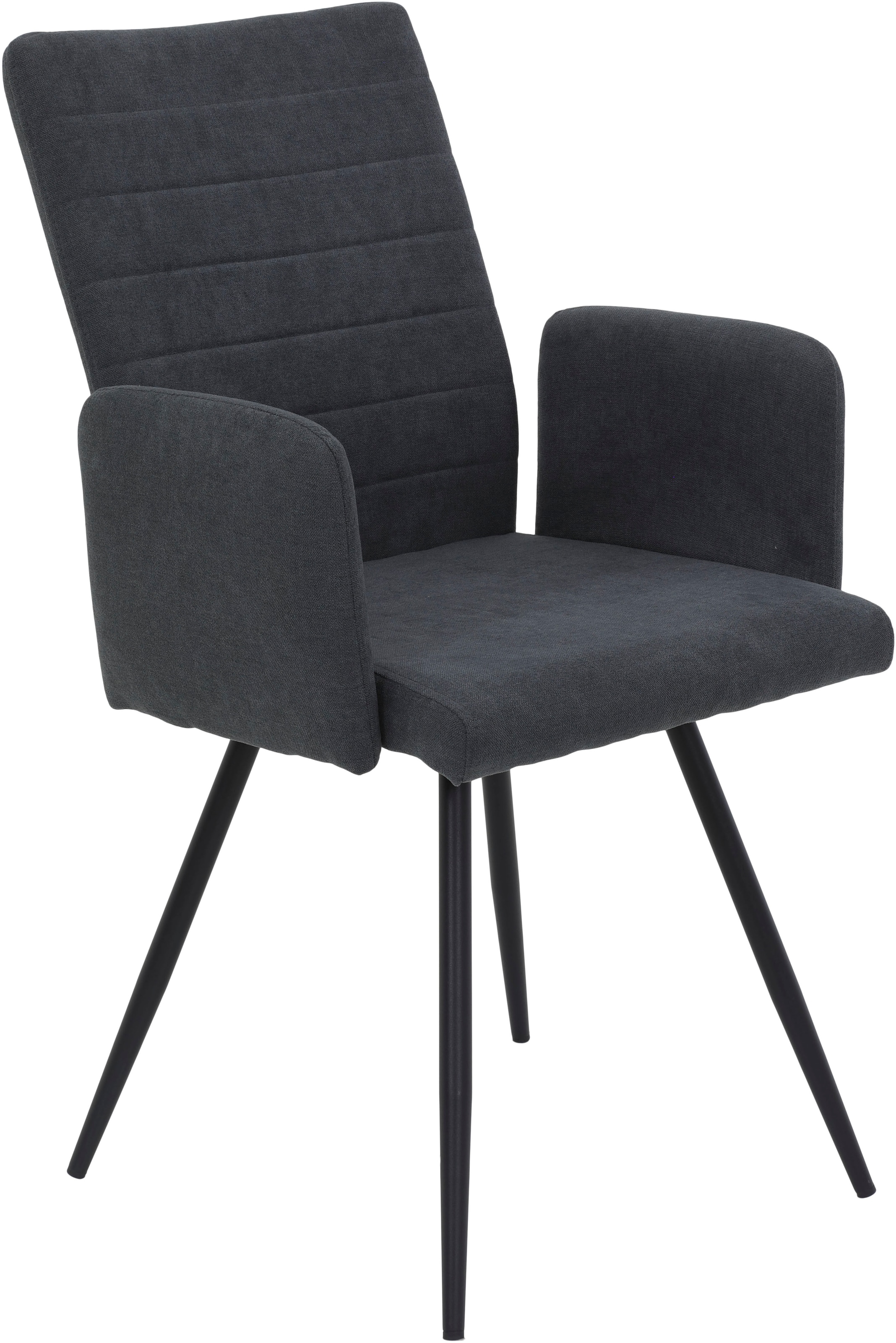 HELA 4-Fußstuhl »PARIS« (Set) 2 Stk.4-Fuß,Rundrohrgestell konisch,mit Armlehnen,gepolstert