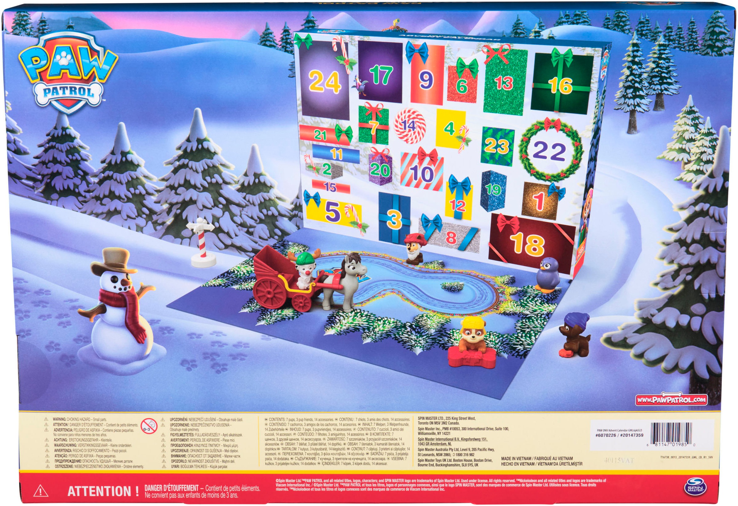 Spin Master Spielzeug-Adventskalender »Paw Patrol 2024«, ab 3 Jahren