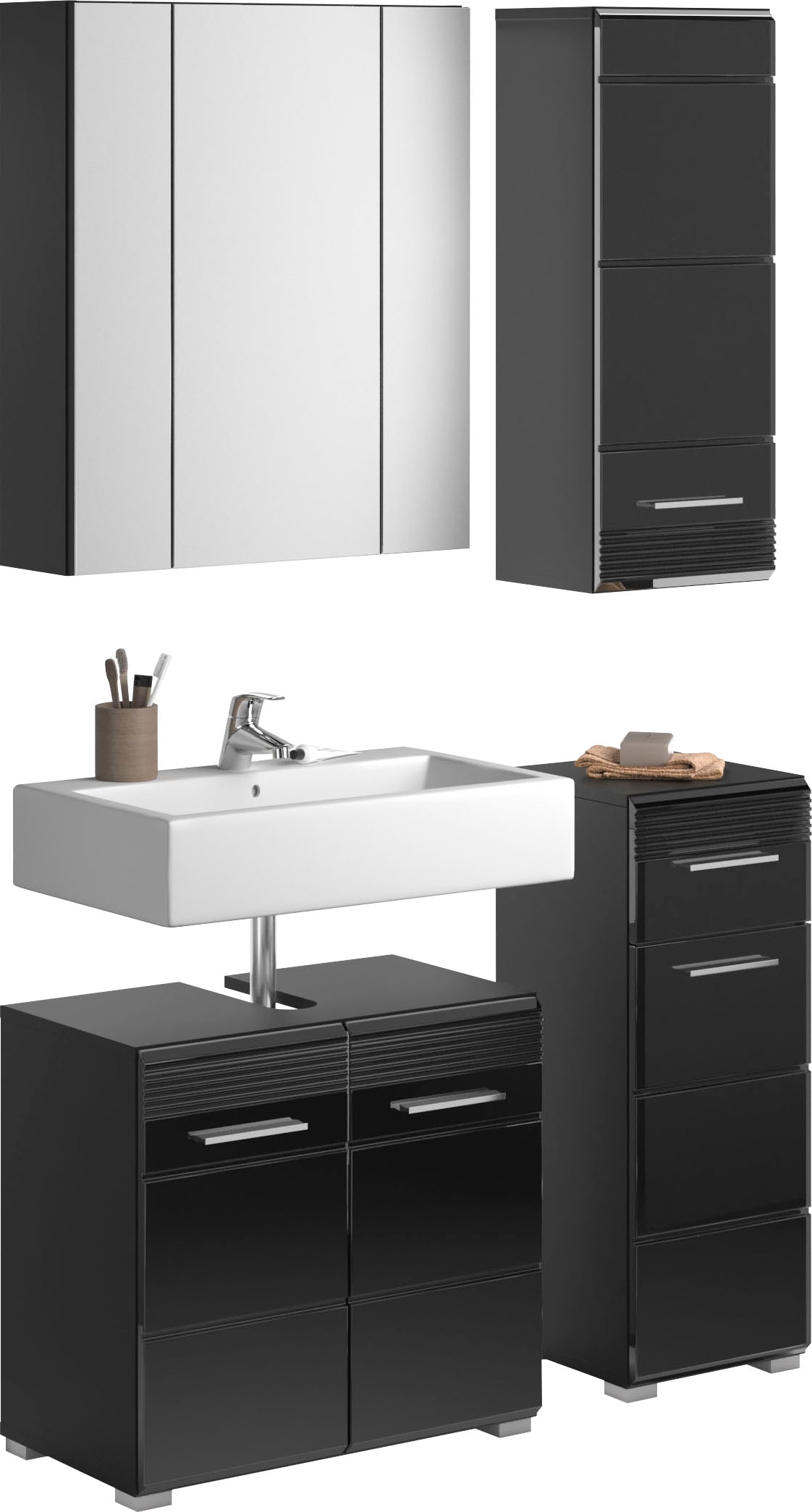 INOSIGN Badmöbel-Set »Malmö, 4 teilig, bestehend aus:« Set, 4 Stk. tlg. günstig online kaufen