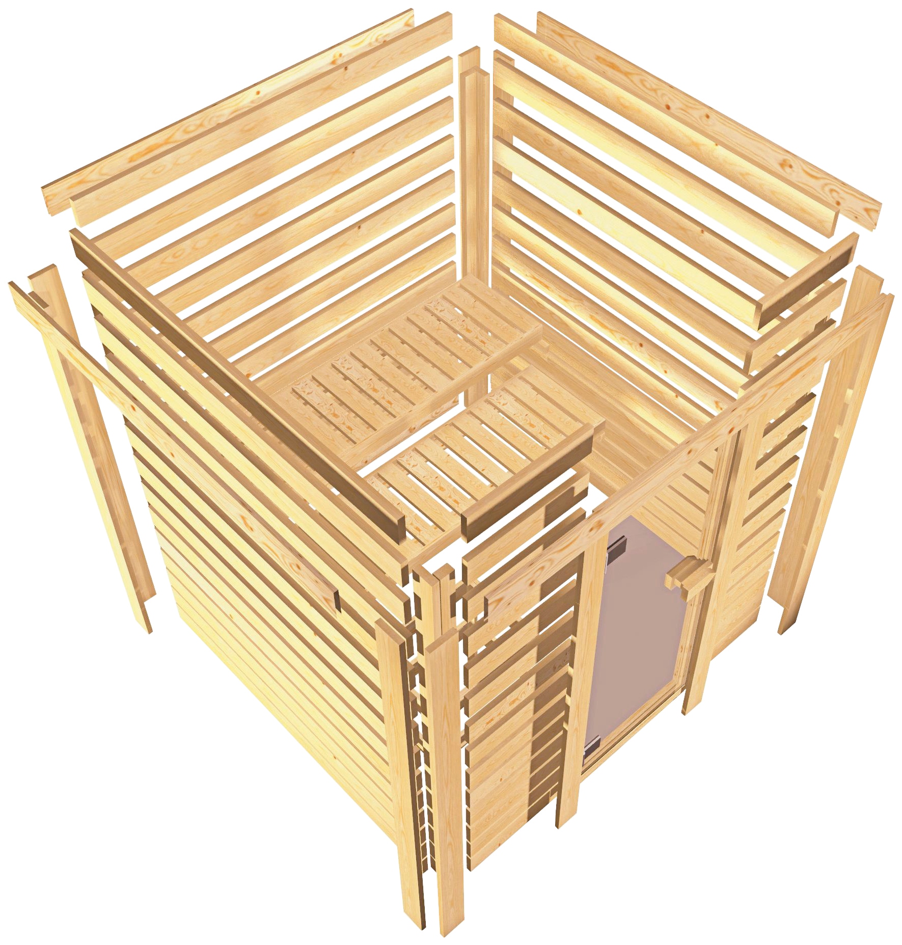 welltime Sauna »Jacky«, ohne Ofen